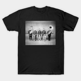 Police Band Tuba Players, 1915. Vintage Photo T-Shirt